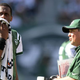 New York Jets quarterback Geno Smith talks to offensive coordinator Marty Mornhinweg during the fourth quarter of the team’s 24-17 loss to the Detroit Lions at MetLife Stadium in East Rutherford, N.J., Sept. 28, 2014.
Ron Antonelli/Getty Images